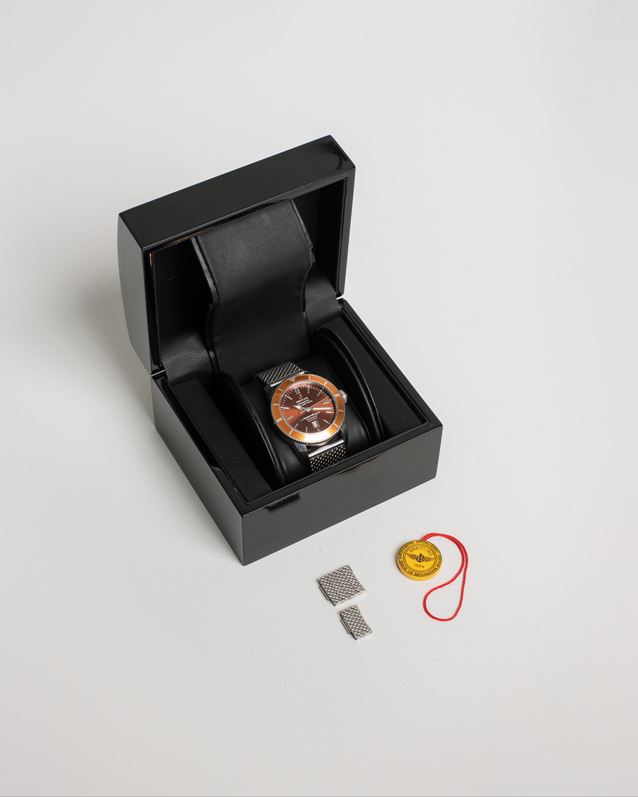 Homme | Breitling Pre-Owned Superocean Heritage 46 A17320 Steel Brown | Breitling Pre-Owned | Superocean Heritage 46 A17320 Steel Brown