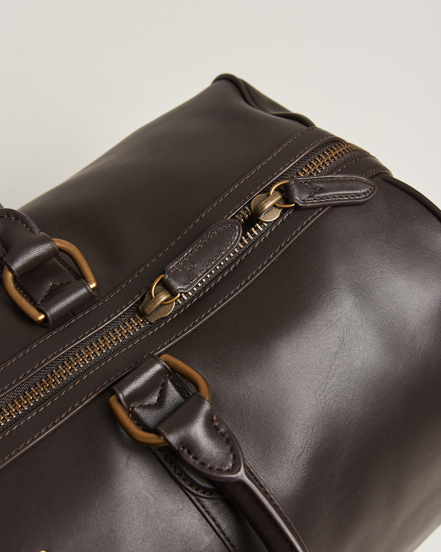 Homme | Polo Ralph Lauren Leather Duffle Bag Dark Brown | Polo Ralph Lauren | Leather Duffle Bag Dark Brown