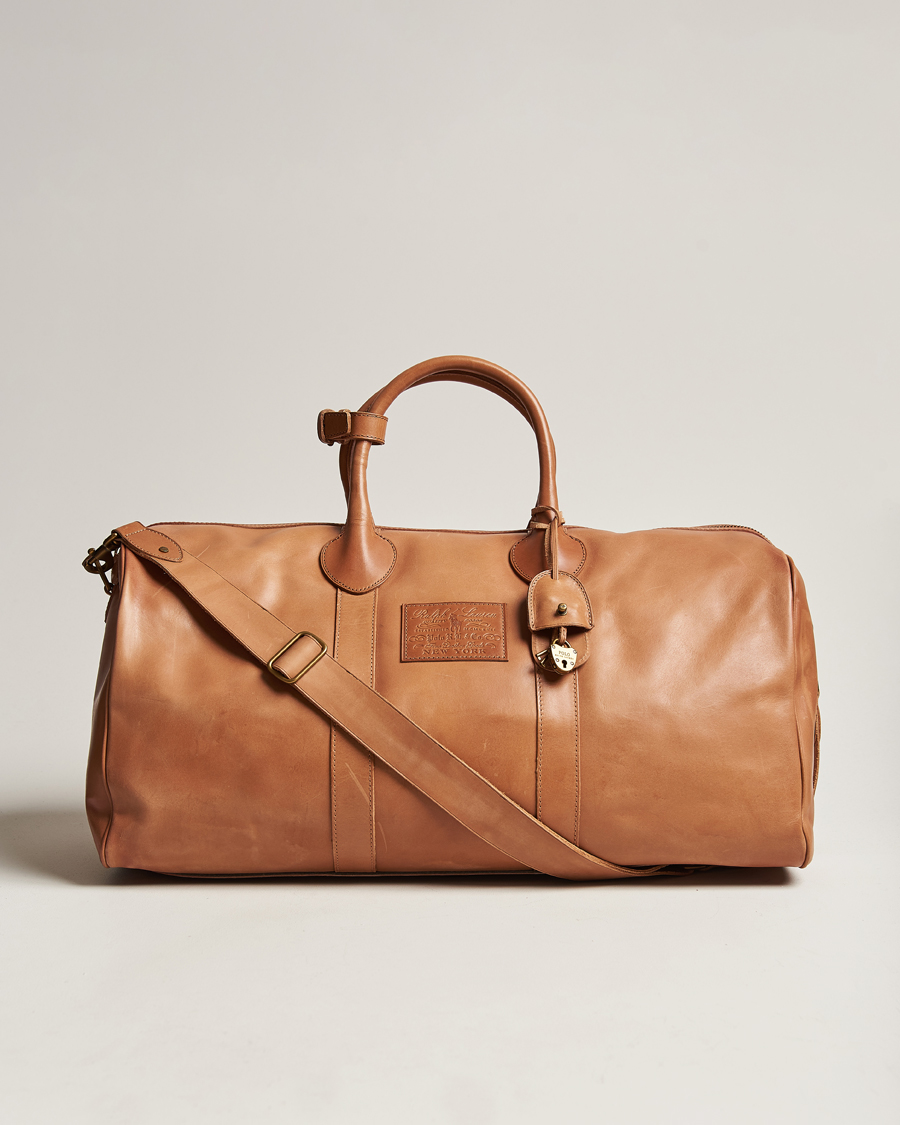 Homme | Polo Ralph Lauren Heritage Leather Dufflebag Tan | Polo Ralph Lauren | Heritage Leather Dufflebag Tan