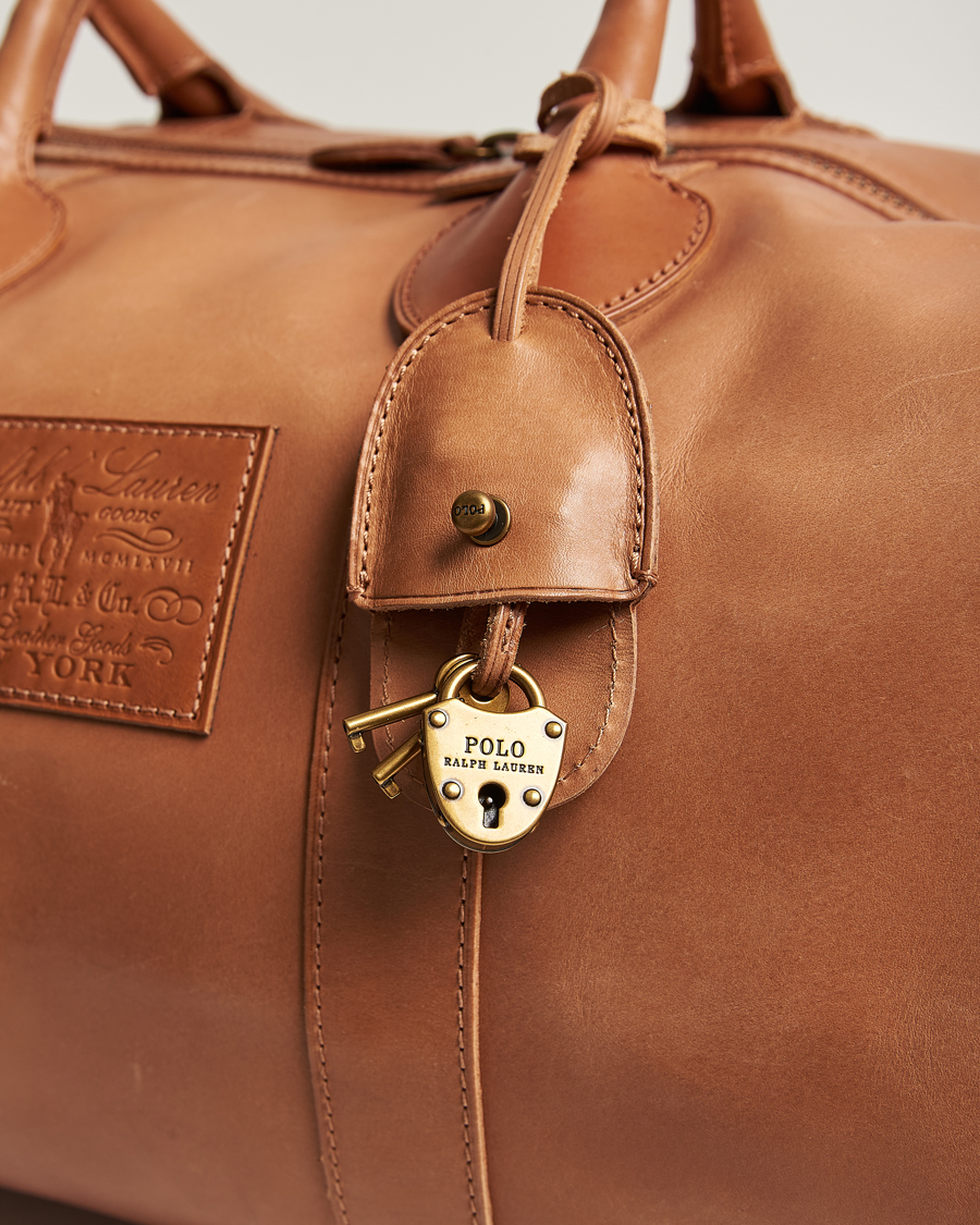 Homme | Polo Ralph Lauren Heritage Leather Dufflebag Tan | Polo Ralph Lauren | Heritage Leather Dufflebag Tan