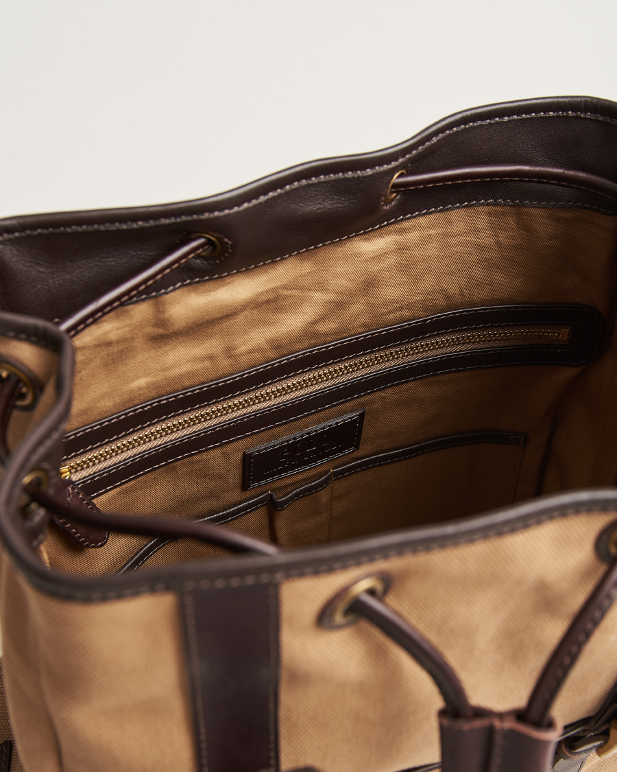 Homme | Polo Ralph Lauren Canvas Backpack Tan | Polo Ralph Lauren | Canvas Backpack Tan