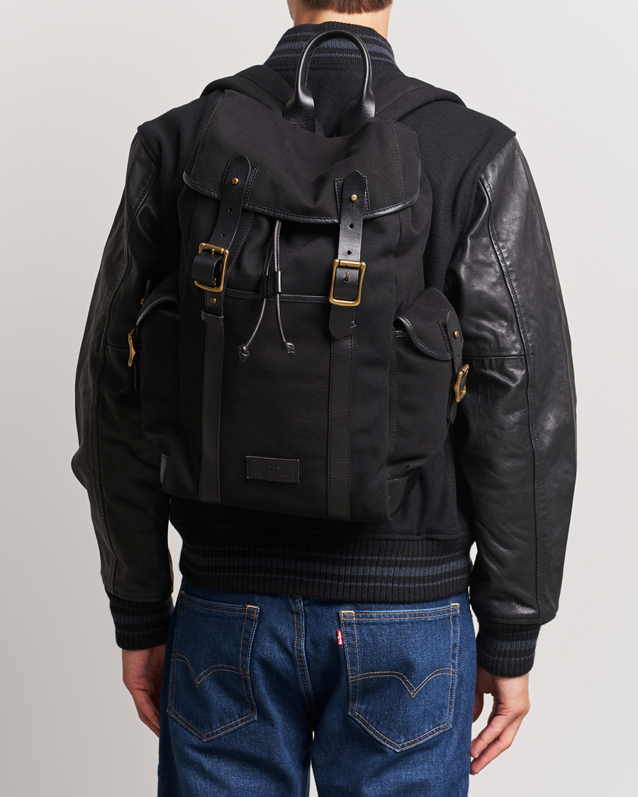 Homme |  | Polo Ralph Lauren | Canvas Backpack Black