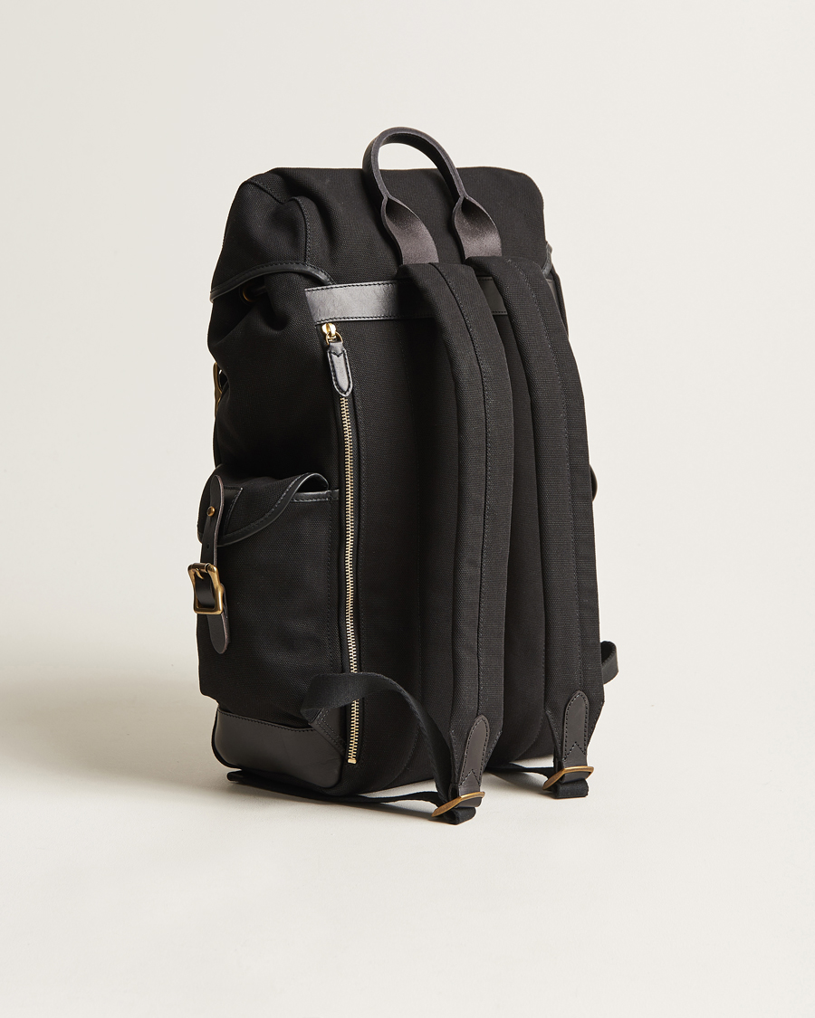 Homme | Polo Ralph Lauren Canvas Backpack Black | Polo Ralph Lauren | Canvas Backpack Black
