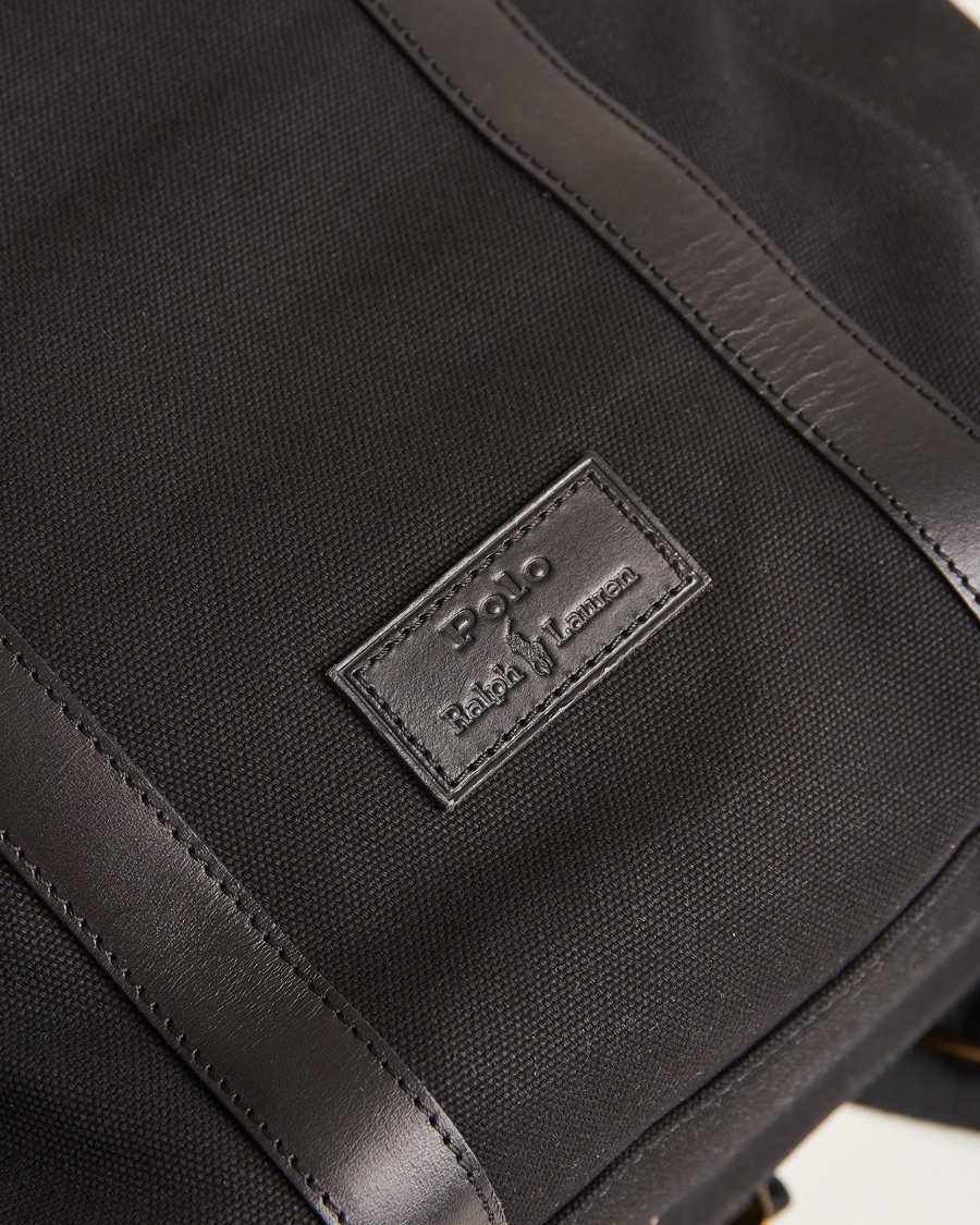 Homme | Polo Ralph Lauren Canvas Backpack Black | Polo Ralph Lauren | Canvas Backpack Black