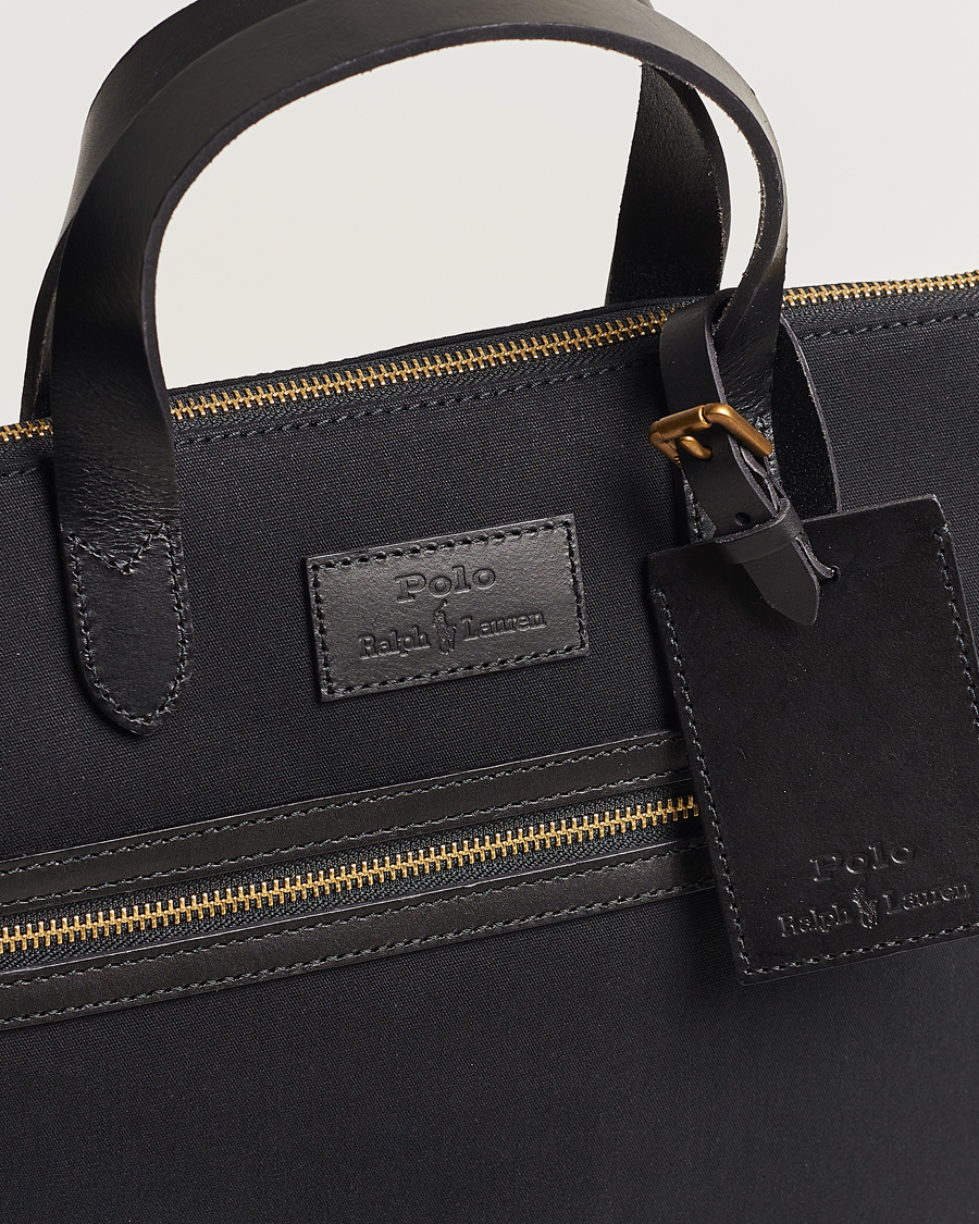Homme | Polo Ralph Lauren Canvas Totebag Black | Polo Ralph Lauren | Canvas Totebag Black