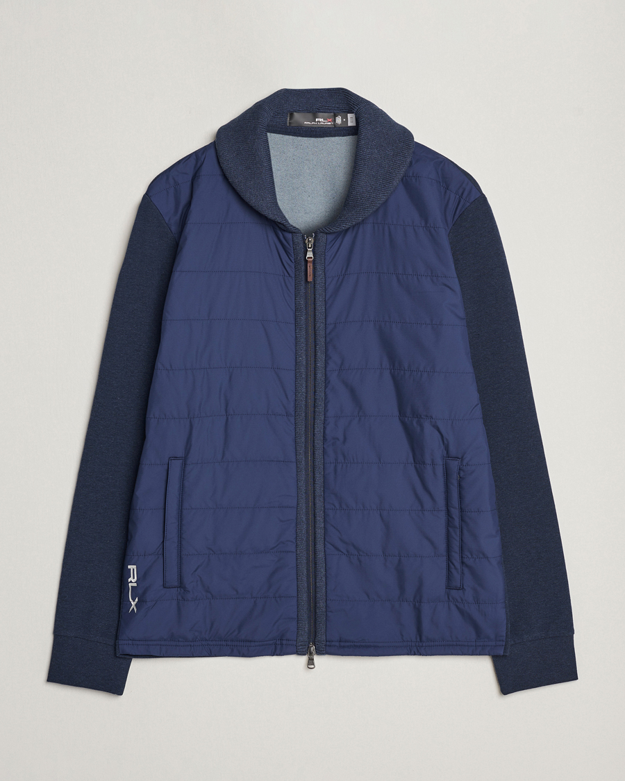 Homme | Pulls Et Tricots | RLX Ralph Lauren | Fine Terry Cardigan Blue Heather