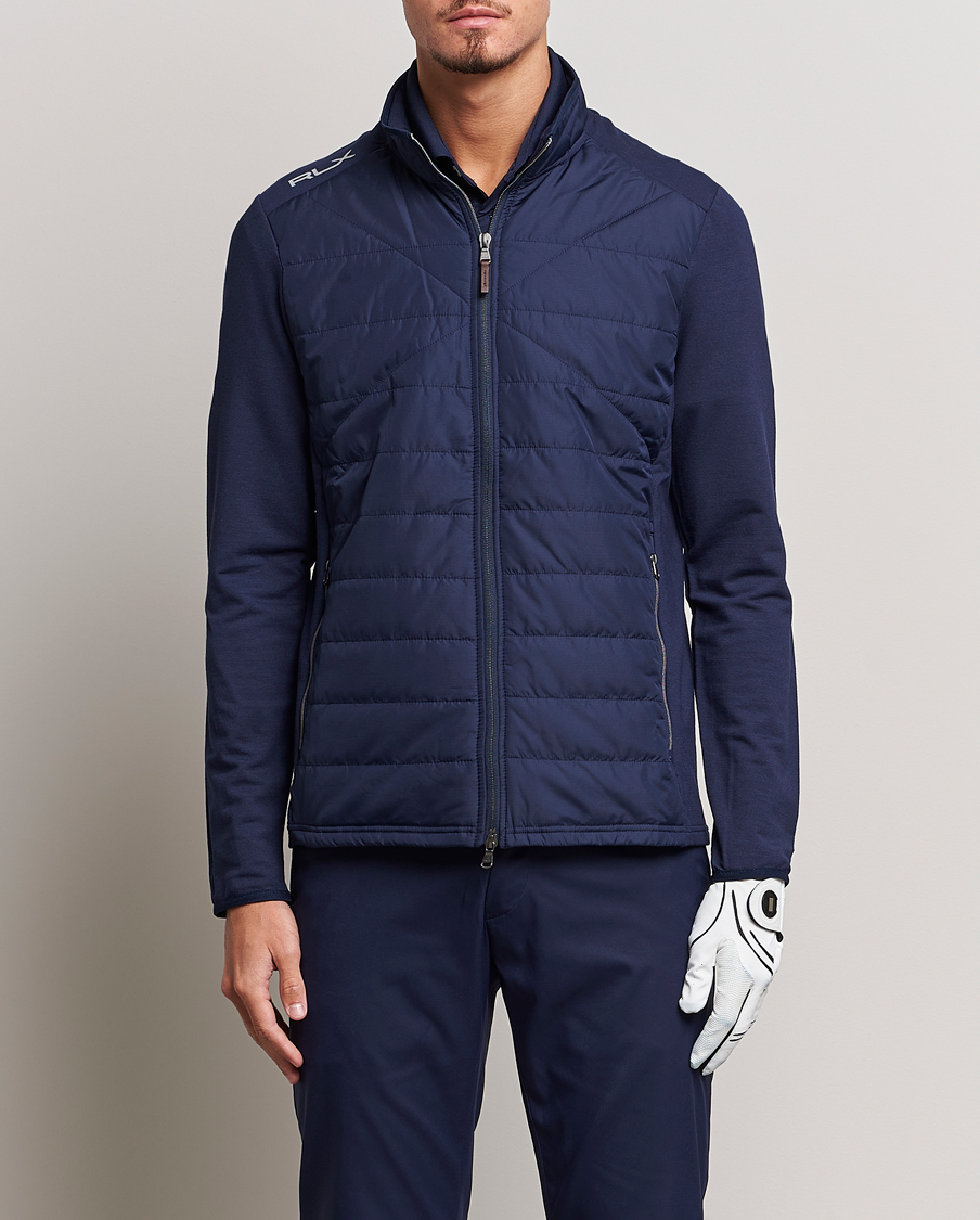 Homme | Pulls Et Tricots | RLX Ralph Lauren | Performance Wool Full Zip French Navy