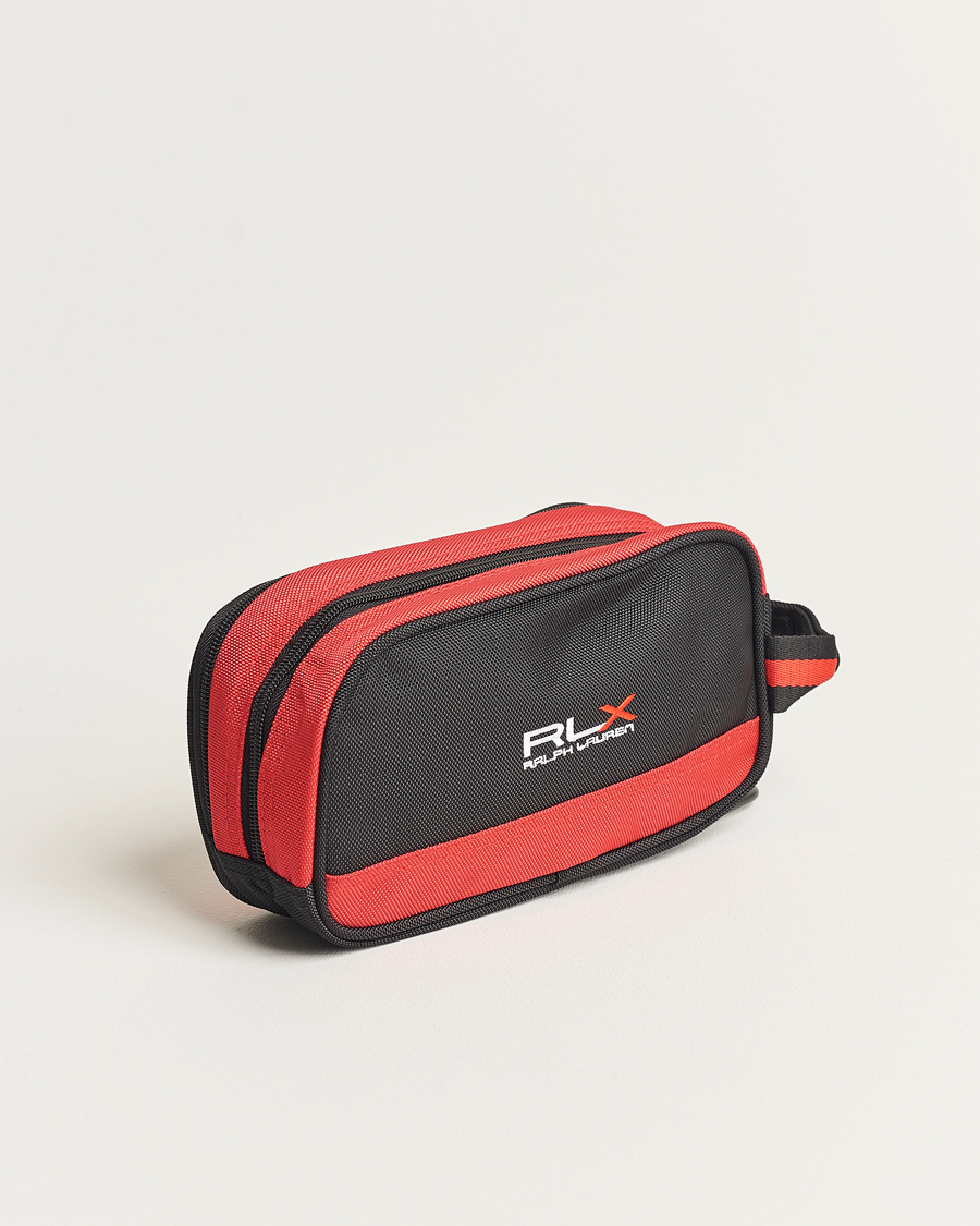 Homme | RLX Ralph Lauren Large Washbag Black/Red | RLX Ralph Lauren | Large Washbag Black/Red