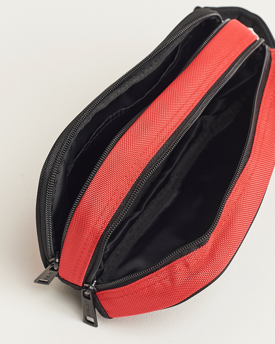 Homme | RLX Ralph Lauren Large Washbag Black/Red | RLX Ralph Lauren | Large Washbag Black/Red