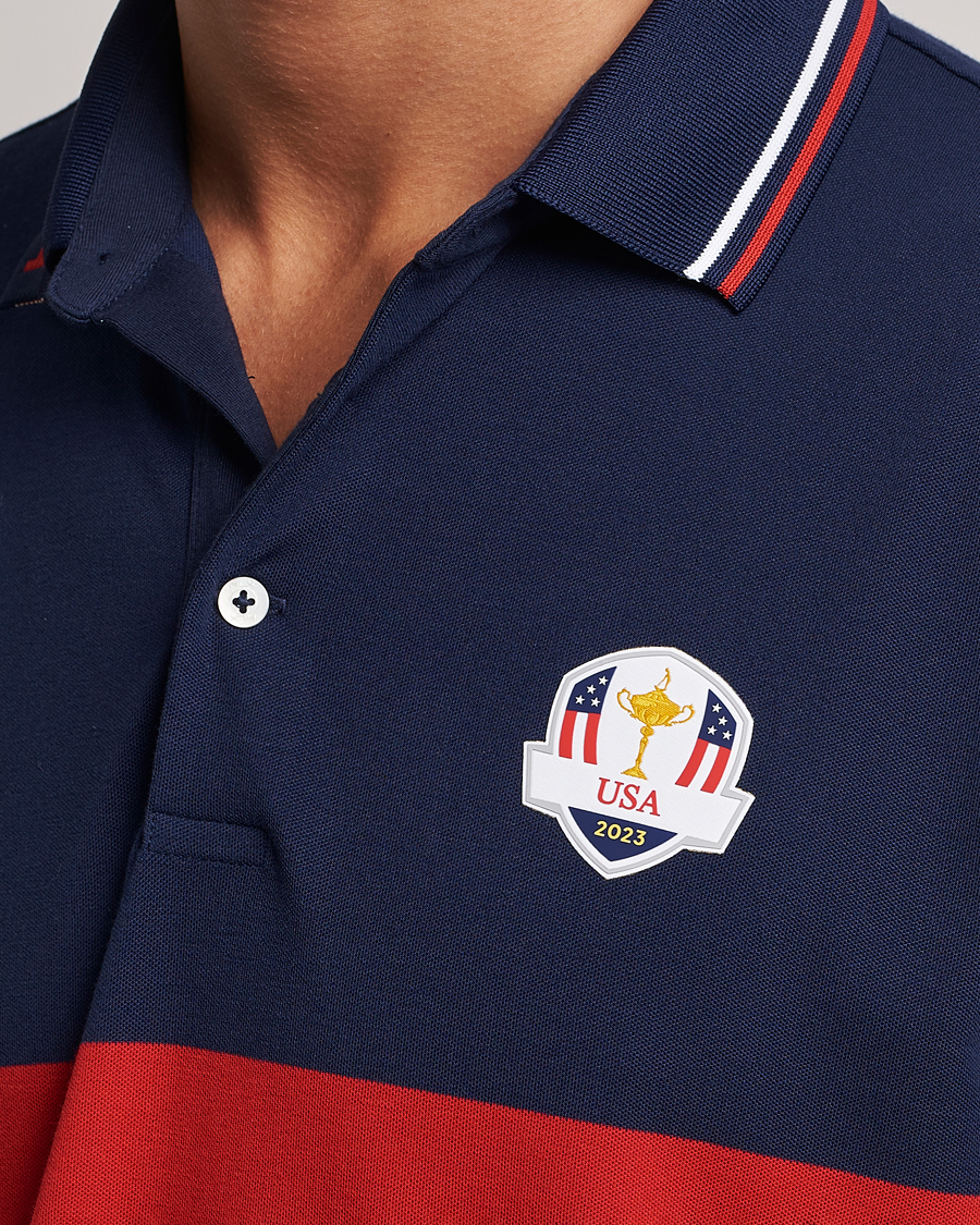 Homme | Polos | RLX Ralph Lauren | Ryder Cup Stripe Pique French Navy/Multi