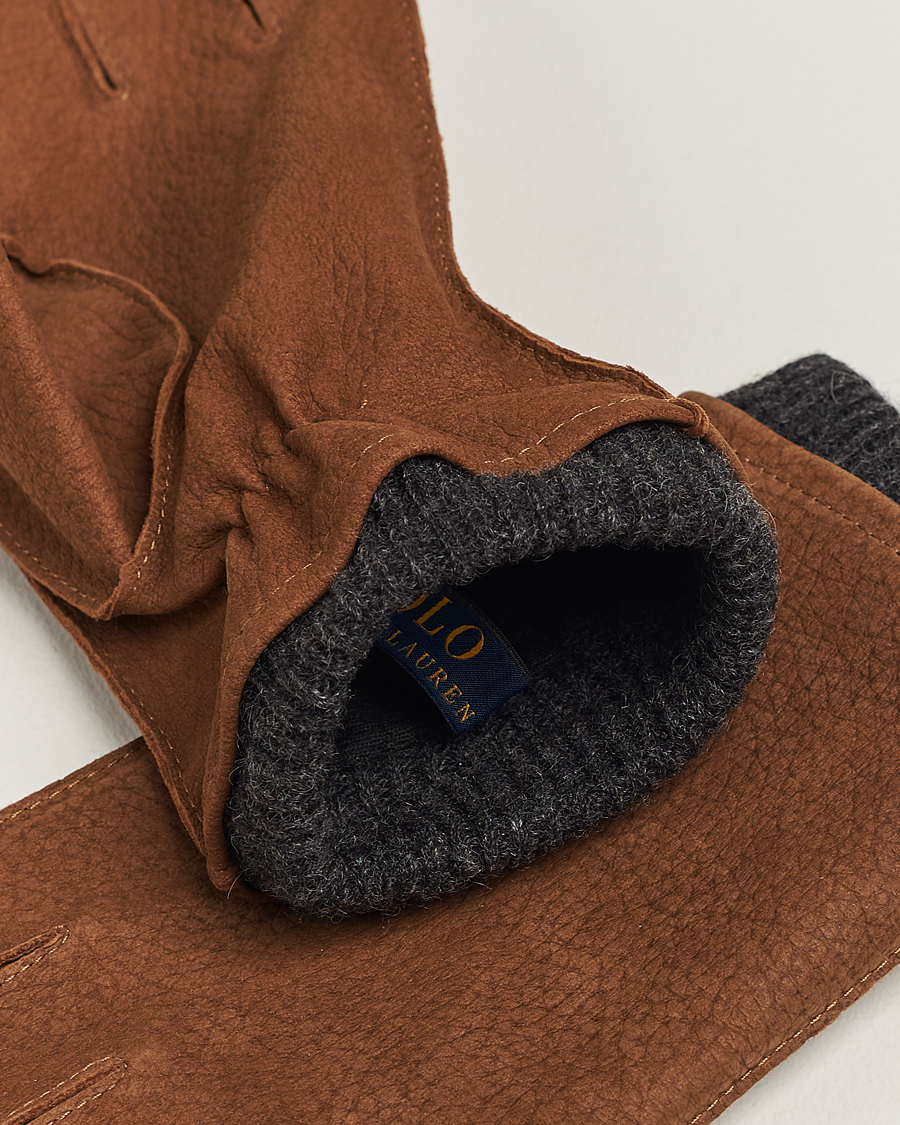 Homme | Polo Ralph Lauren Leather Gloves Tan | Polo Ralph Lauren | Leather Gloves Tan