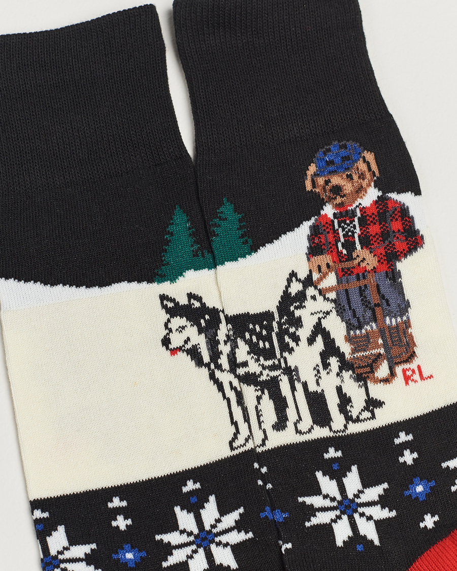 Homme | Sous-Vêtements Et Chaussettes | Polo Ralph Lauren | Holiday Bear Socks Navy/White