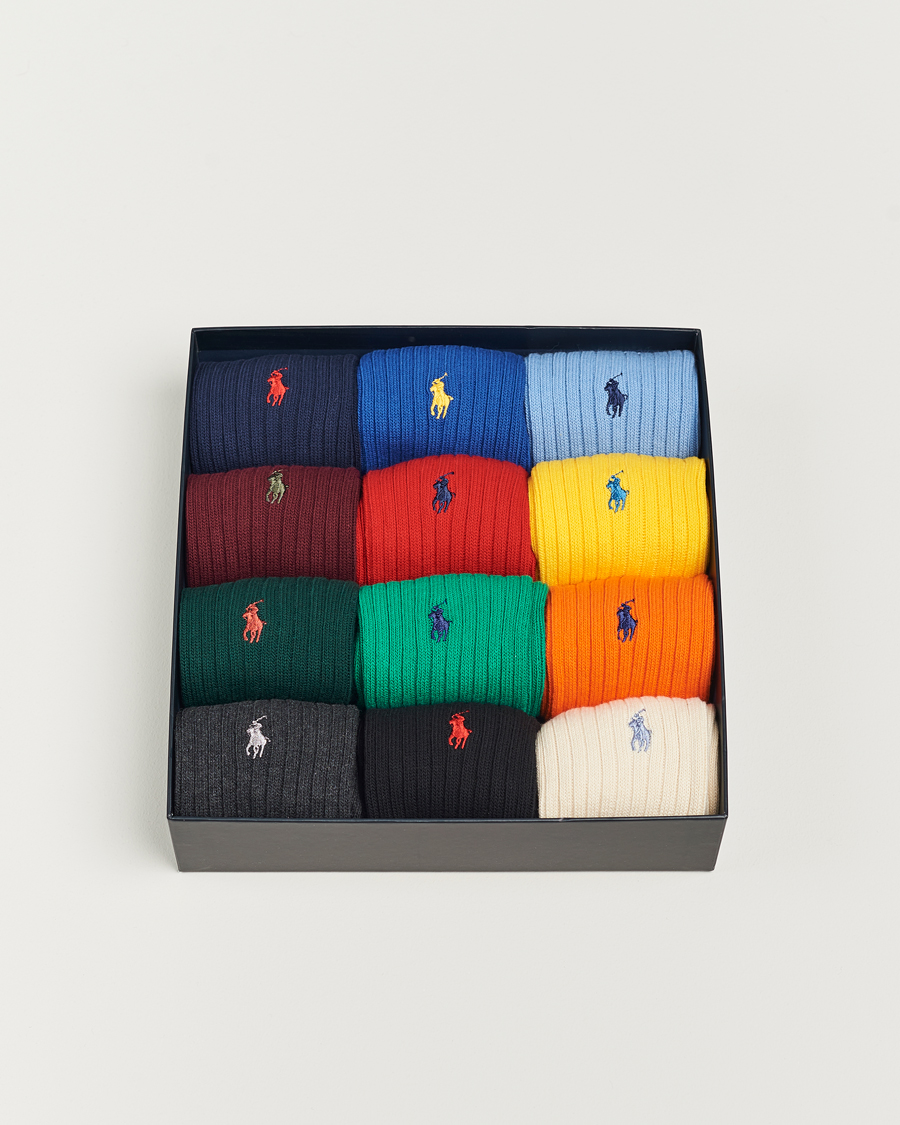 Homme | Sous-Vêtements Et Chaussettes | Polo Ralph Lauren | 12-Pack Cotton Crew Socks Multi