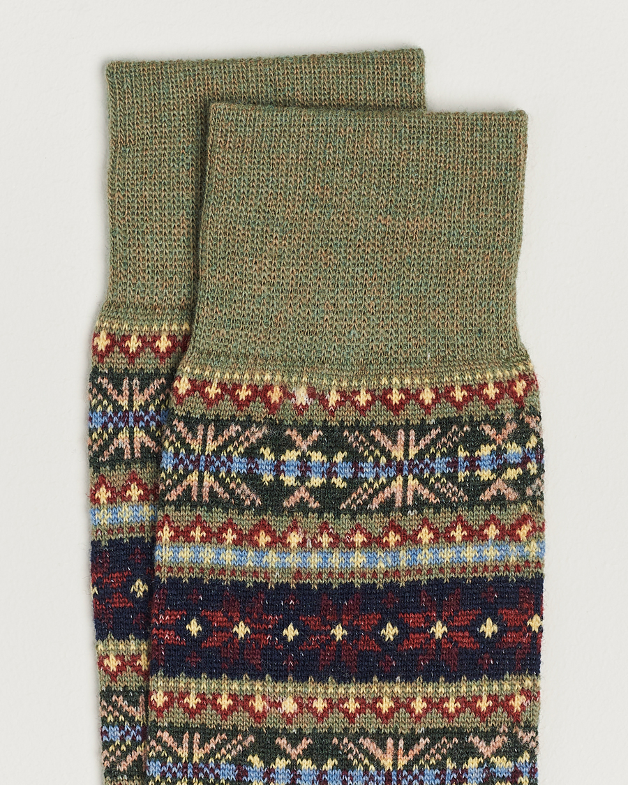 Homme | Sous-Vêtements Et Chaussettes | Polo Ralph Lauren | Wool Fairisle Socks Loden