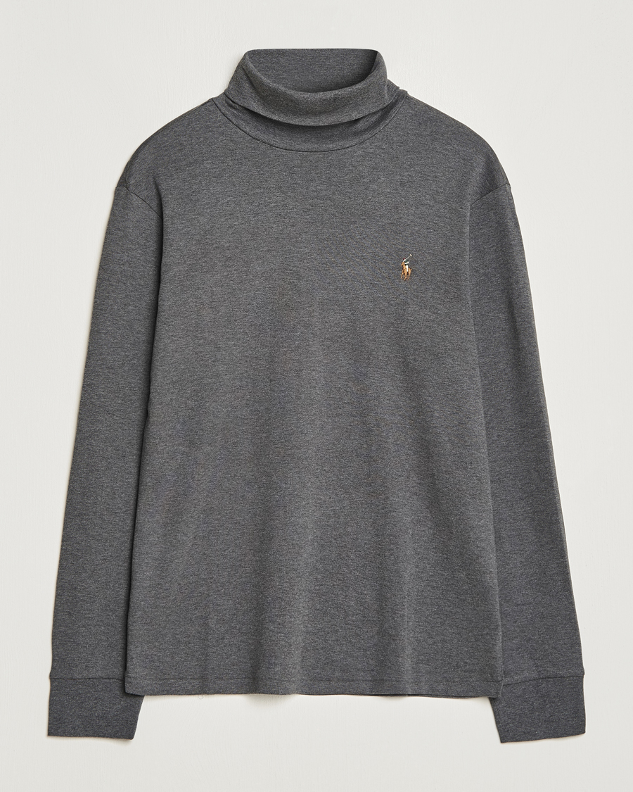 Homme | Pulls Et Tricots | Polo Ralph Lauren | Luxury Pima Cotton Rollneck Barclay Heather