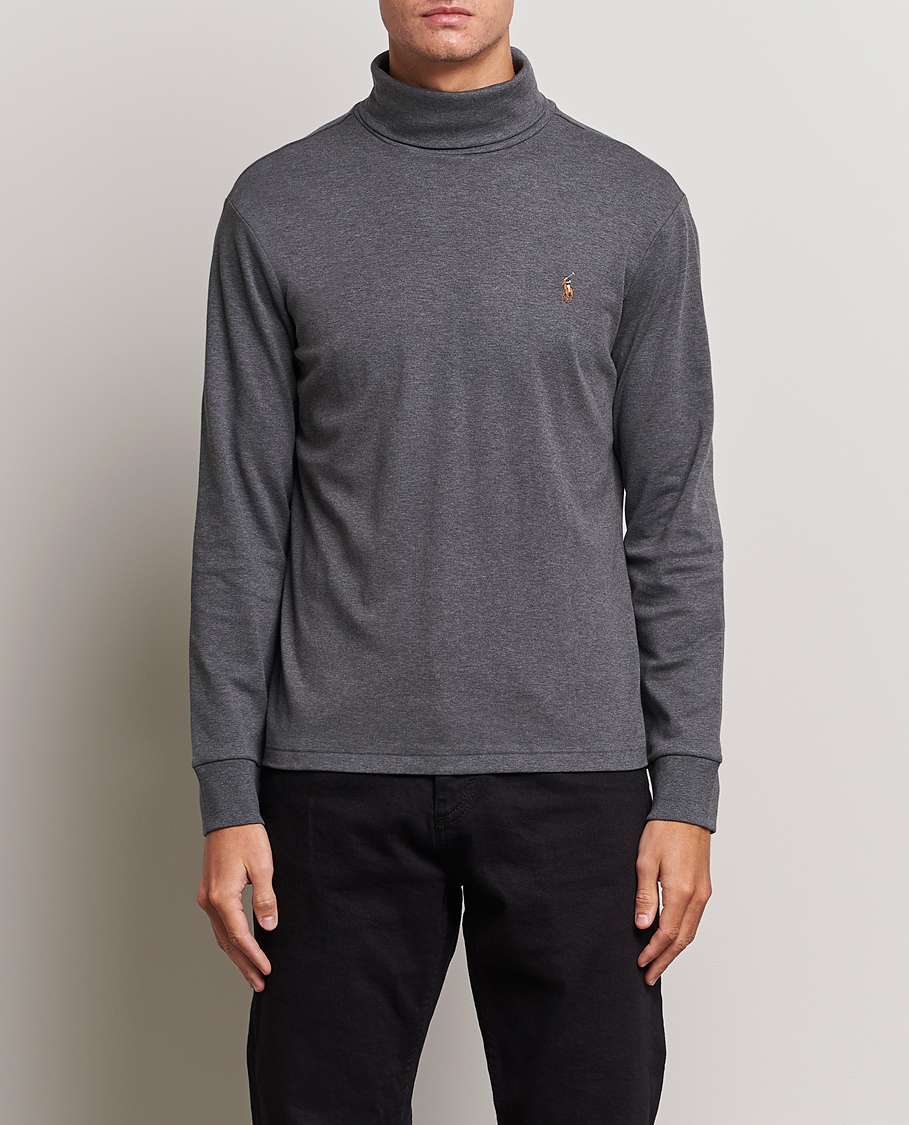 Homme | Pulls Et Tricots | Polo Ralph Lauren | Luxury Pima Cotton Rollneck Barclay Heather