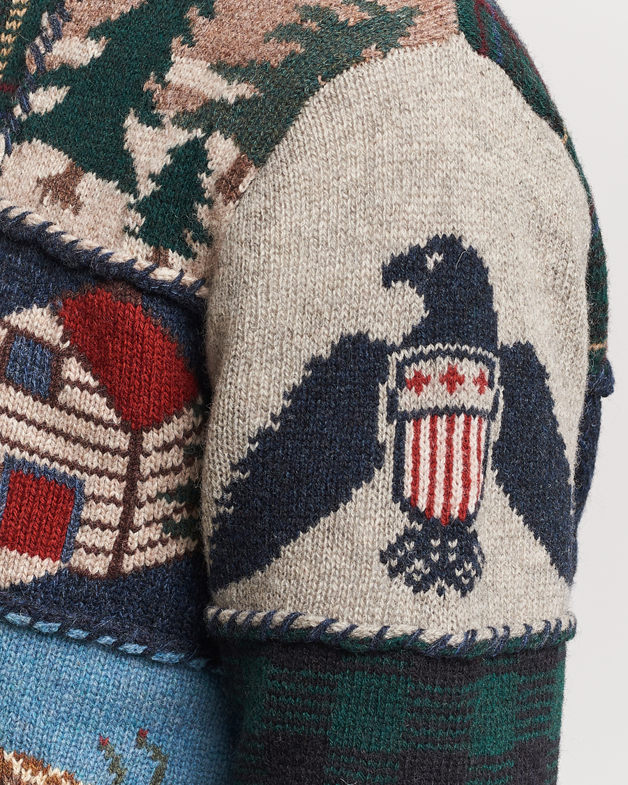 Homme | Pulls Et Tricots | Polo Ralph Lauren | Wool Patchwork Knitted Sweater Multi