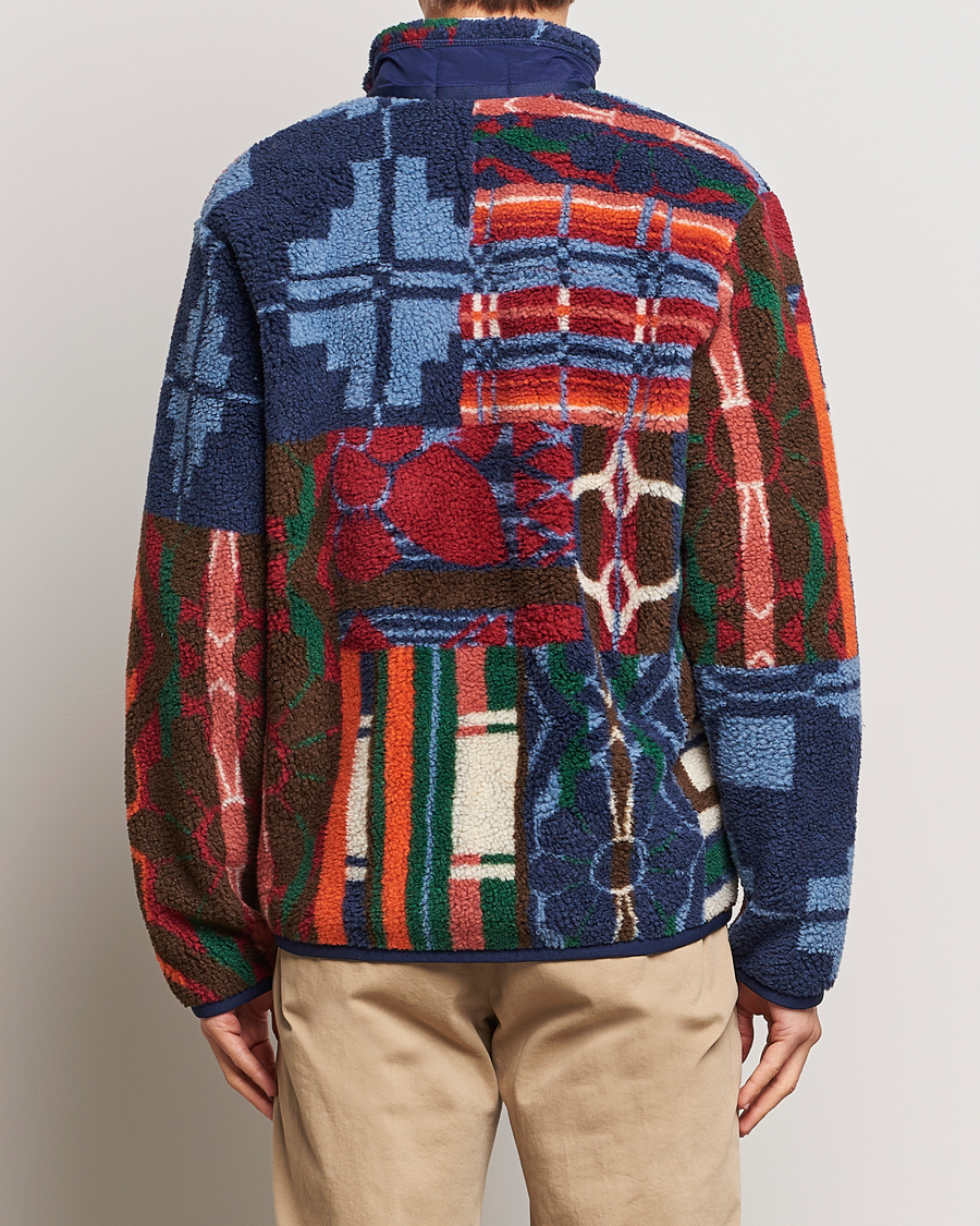 Homme | Pulls Et Tricots | Polo Ralph Lauren | Pinelodge Pile Patchwork Full Zip Multi