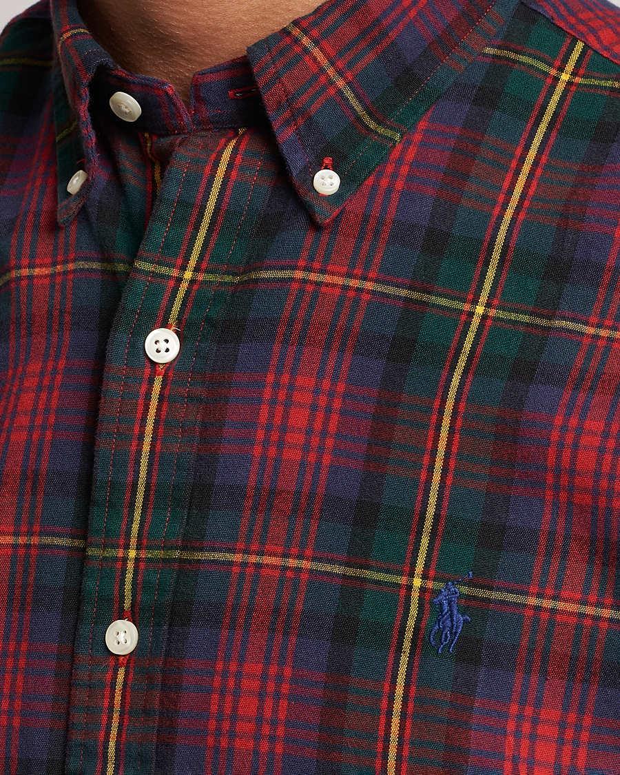 Homme | Chemises | Polo Ralph Lauren | Custom Fit Checked Shirt Red/Green
