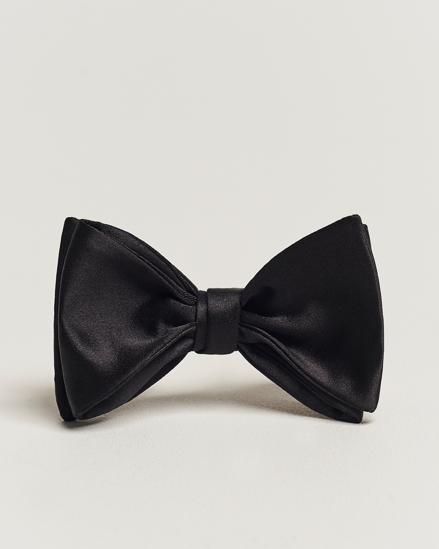 Homme | Polo Ralph Lauren Silk Self Tie Bow Tie Black | Polo Ralph Lauren | Silk Self Tie Bow Tie Black
