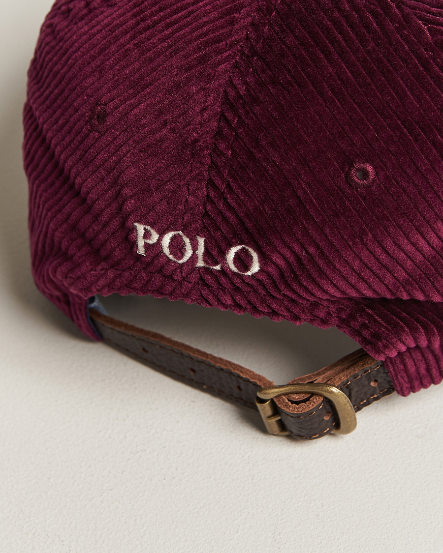 Homme | Polo Ralph Lauren Corduroy Cap Ruby | Polo Ralph Lauren | Corduroy Cap Ruby