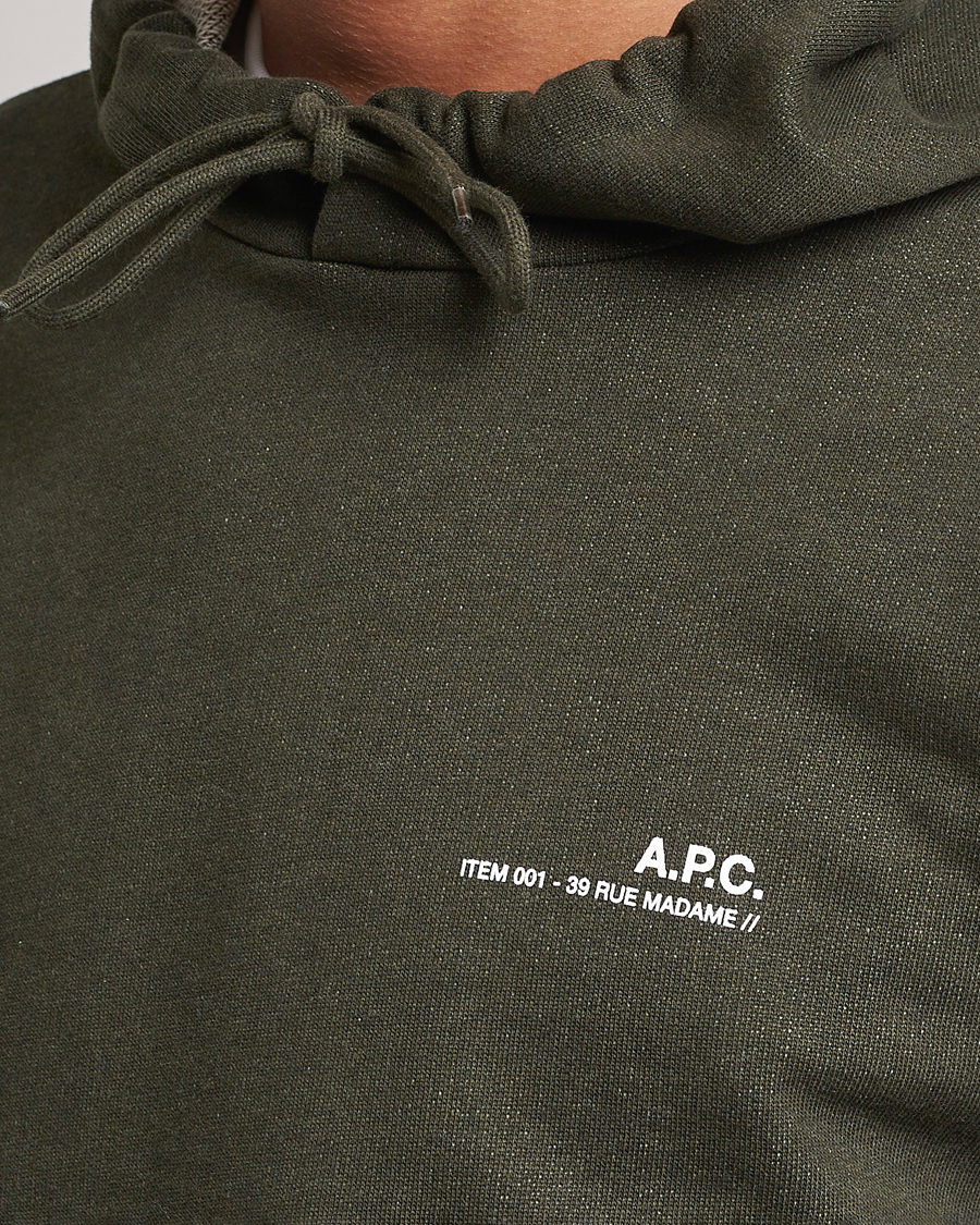 Homme | Pulls Et Tricots | A.P.C. | Item Hoodie Kaki Chine