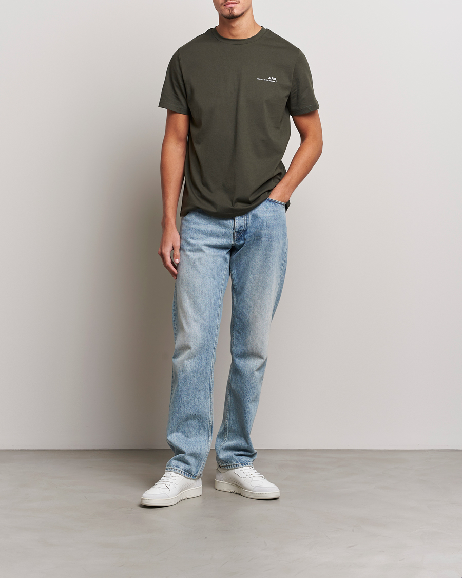 Homme | T-shirts | A.P.C. | Item Short Sleeve T-Shirt Kaki