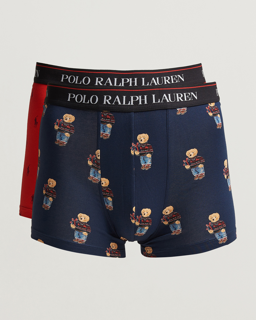 Homme | Sous-Vêtements Et Chaussettes | Polo Ralph Lauren | 2-Pack Holiday Gift Box Set Trunk Red/Navy