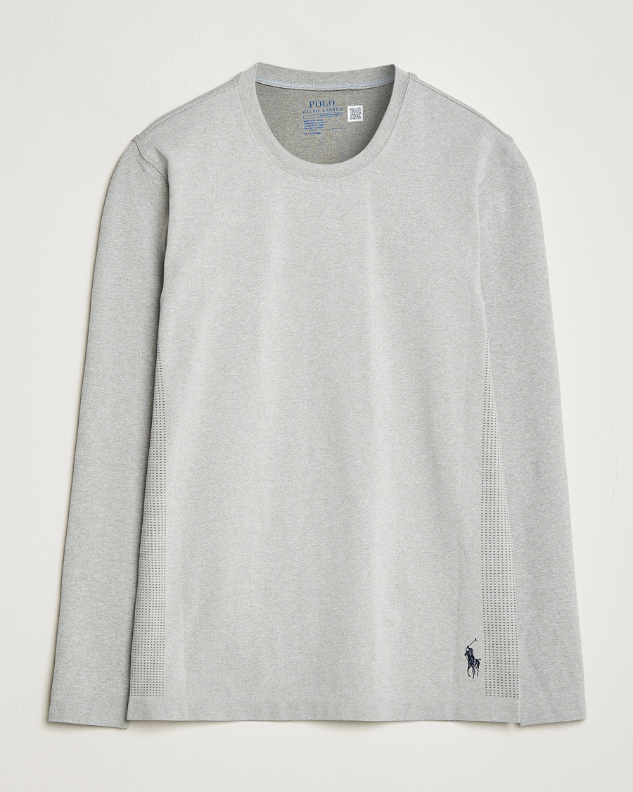 Homme | T-shirts | Polo Ralph Lauren | Performance Seamless Long Sleeve Tee Light Sport Heather