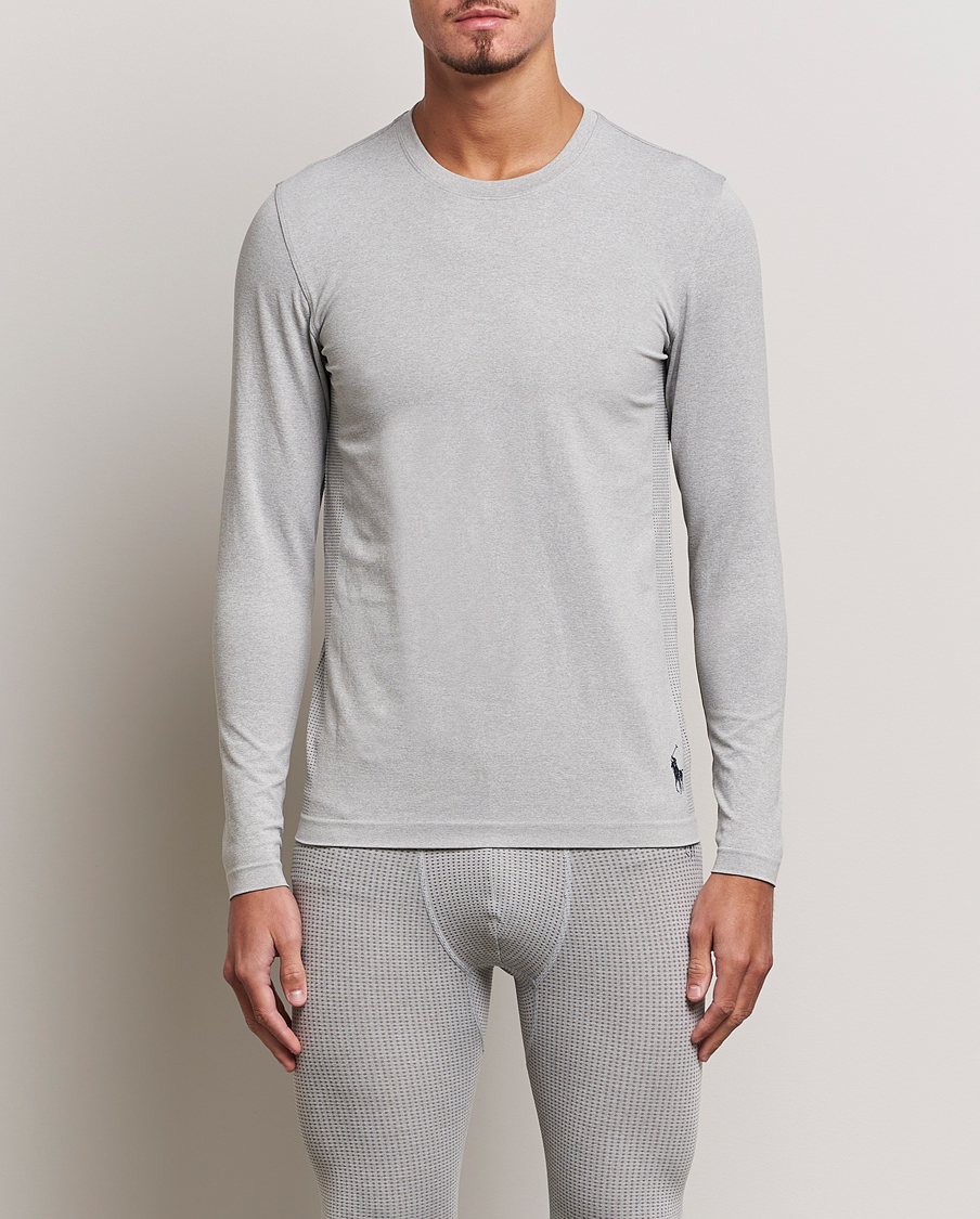 Homme | T-shirts | Polo Ralph Lauren | Performance Seamless Long Sleeve Tee Light Sport Heather