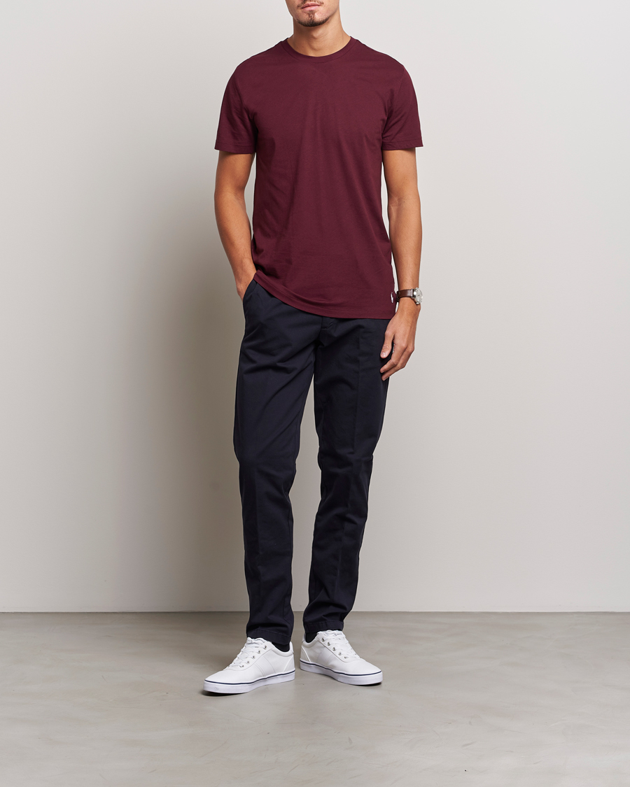 Homme | T-shirts | Polo Ralph Lauren | 3-Pack Crew Neck T-Shirt Wine/Green/Purple