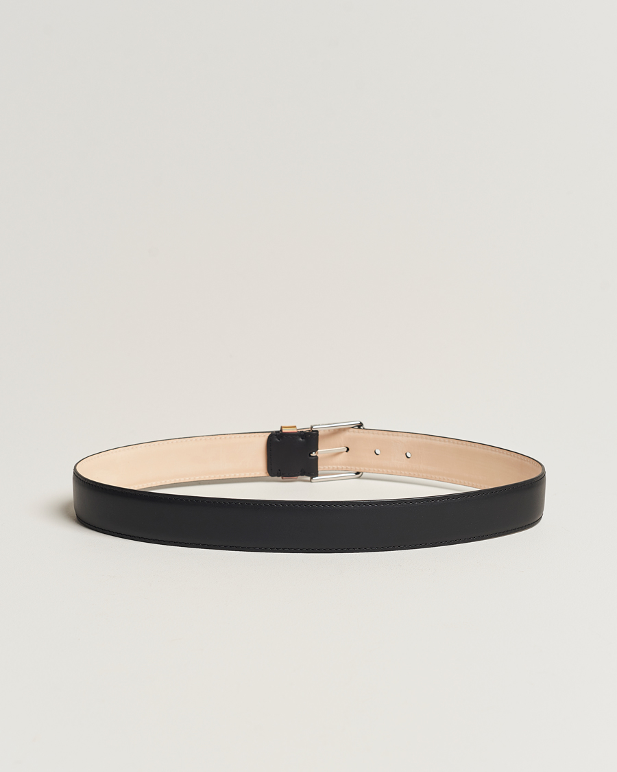 Homme | Paul Smith Leather Stripe Belt Black | Paul Smith | Leather Stripe Belt Black