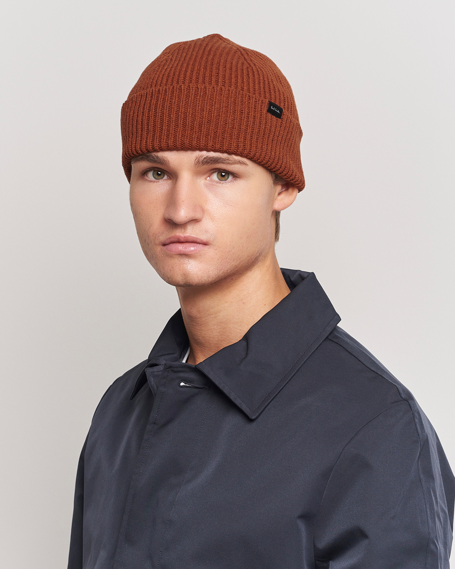 Homme | Paul Smith Cashmere Beanie Orange | Paul Smith | Cashmere Beanie Orange