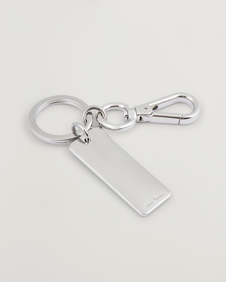 Homme | Porte-Clés | Paul Smith | Signature Stripe Keyring Silver
