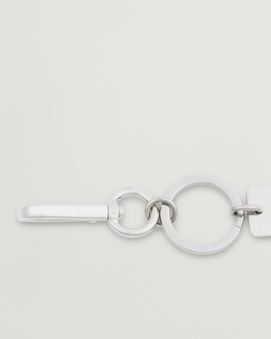 Homme | Porte-Clés | Paul Smith | Signature Stripe Keyring Silver