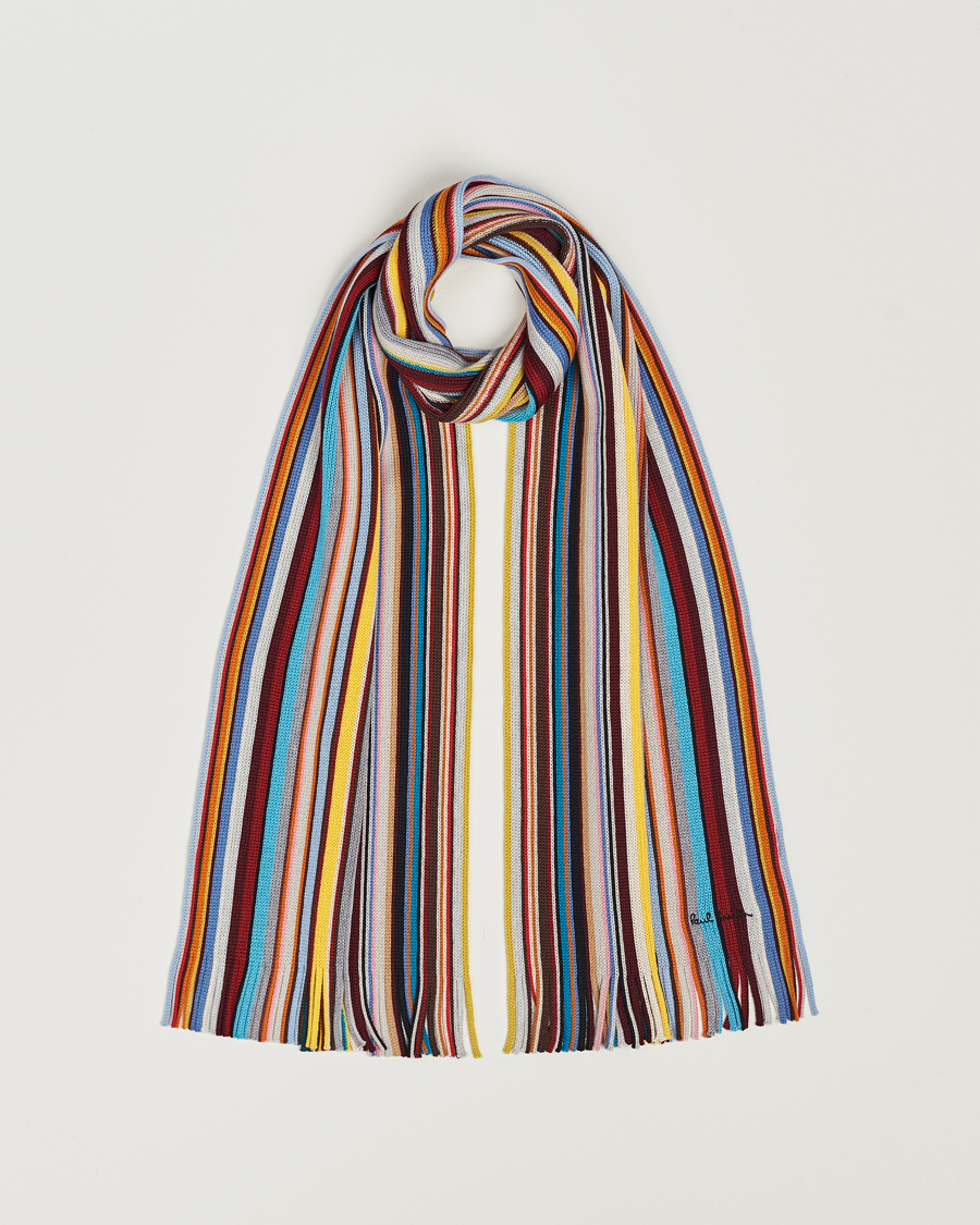 Homme | Paul Smith Merino Wool Signature Scarf Multi | Paul Smith | Merino Wool Signature Scarf Multi