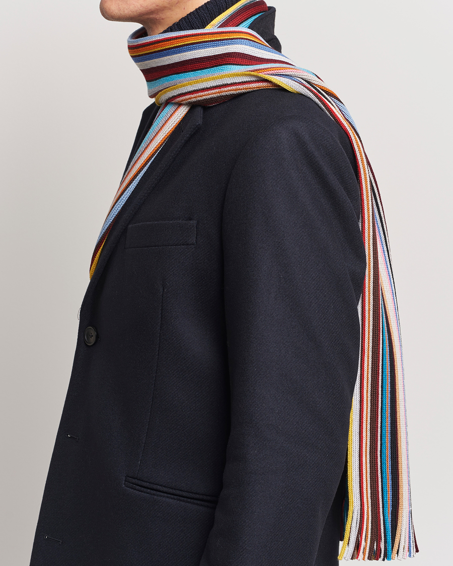Homme | Paul Smith Merino Wool Signature Scarf Multi | Paul Smith | Merino Wool Signature Scarf Multi