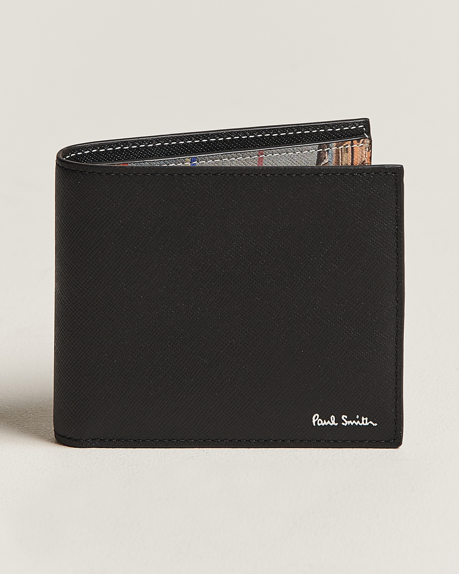 Homme | Paul Smith Leather Mini Billfold Black | Paul Smith | Leather Mini Billfold Black