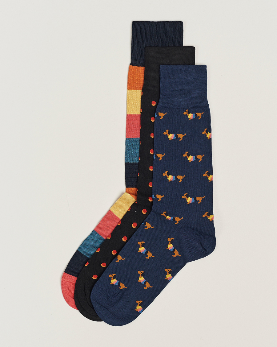 Homme | Sous-Vêtements Et Chaussettes | Paul Smith | 3-Pack Novelty Mix Socks Multi