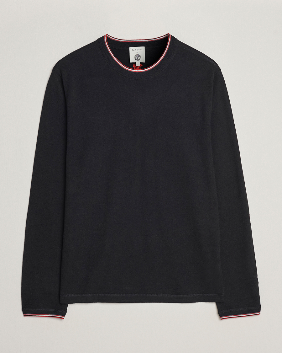 Homme | Pulls Et Tricots | Paul Smith | Merino Wool Knitted Crew Neck Sweater Black