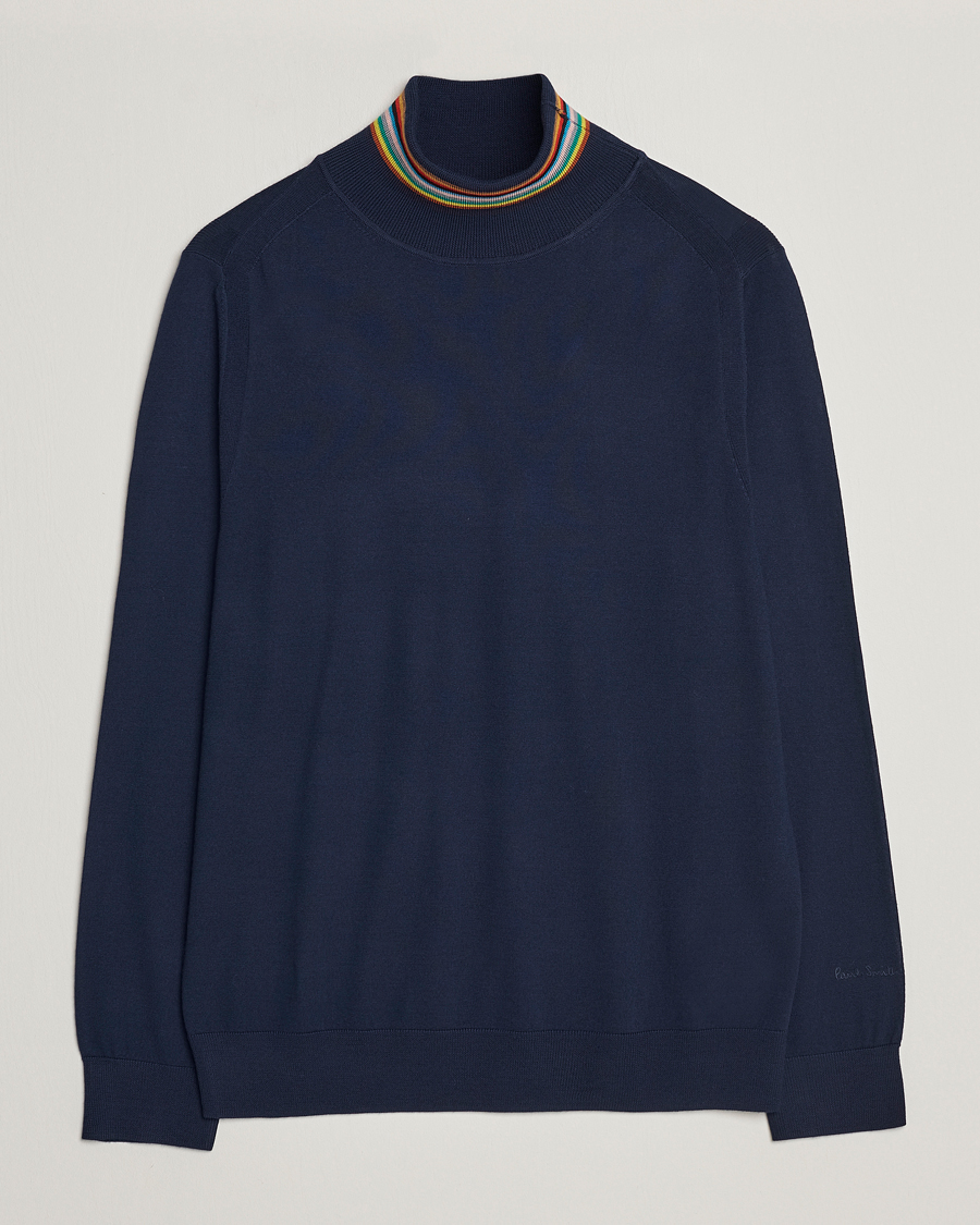Homme | Pulls Et Tricots | Paul Smith | Merino Wool Knitted Polo Navy
