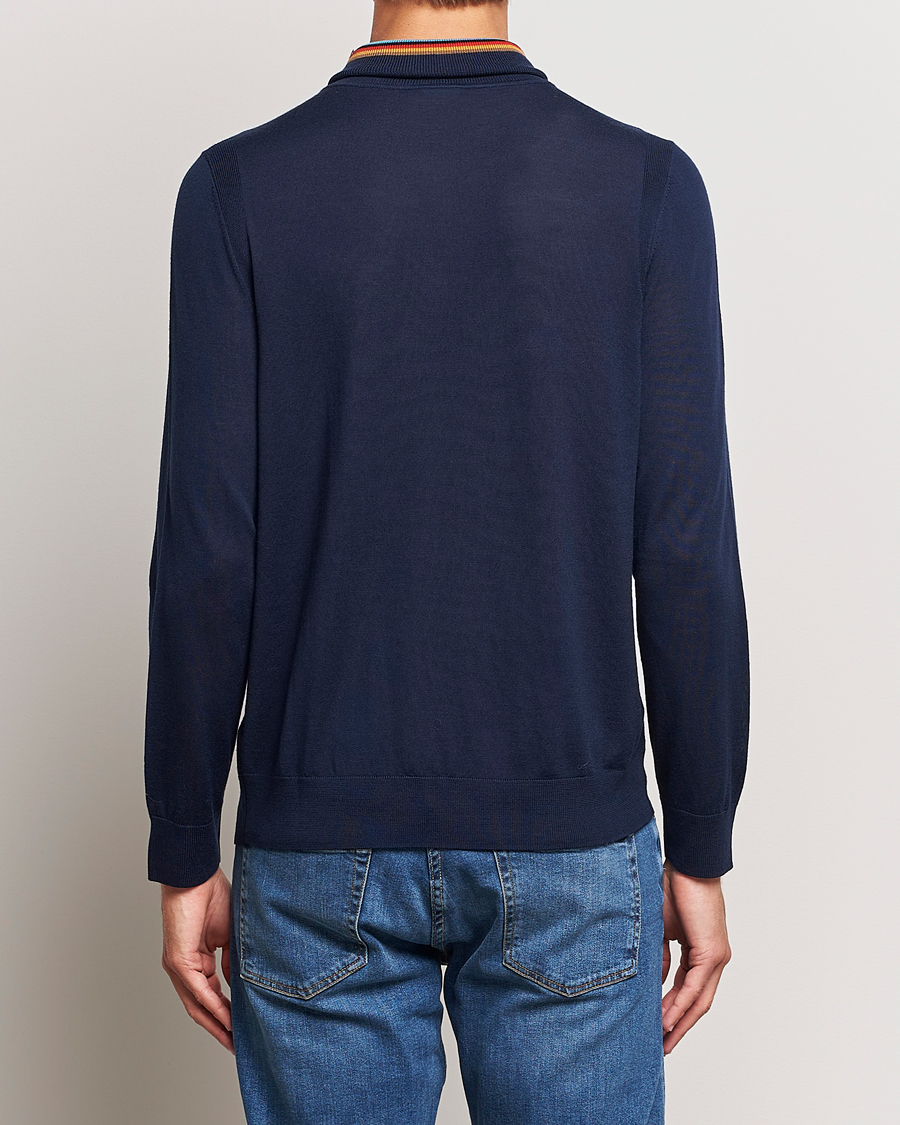 Homme | Pulls Et Tricots | Paul Smith | Merino Wool Knitted Polo Navy