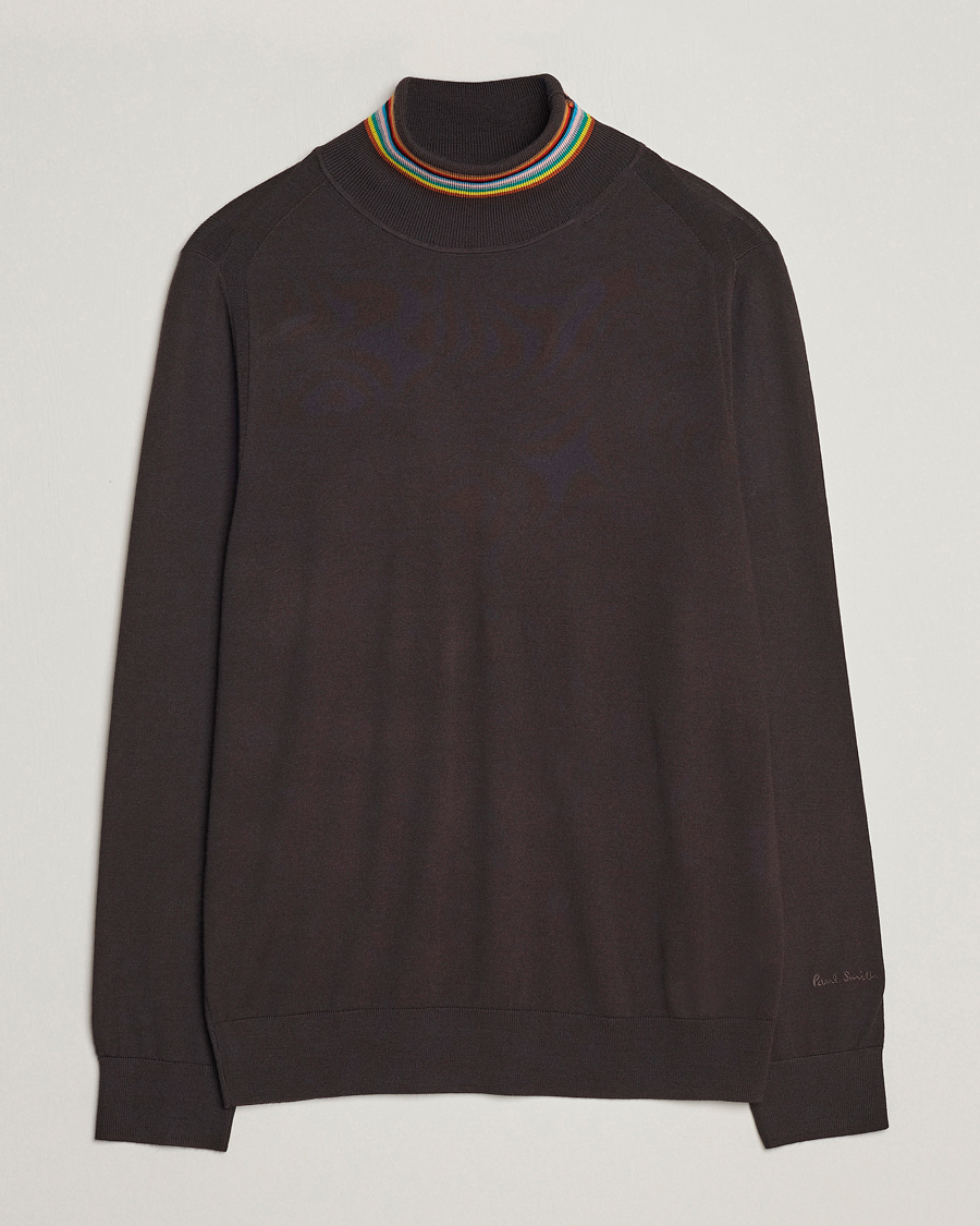 Homme | Pulls Et Tricots | Paul Smith | Merino Wool Knitted Polo Brown