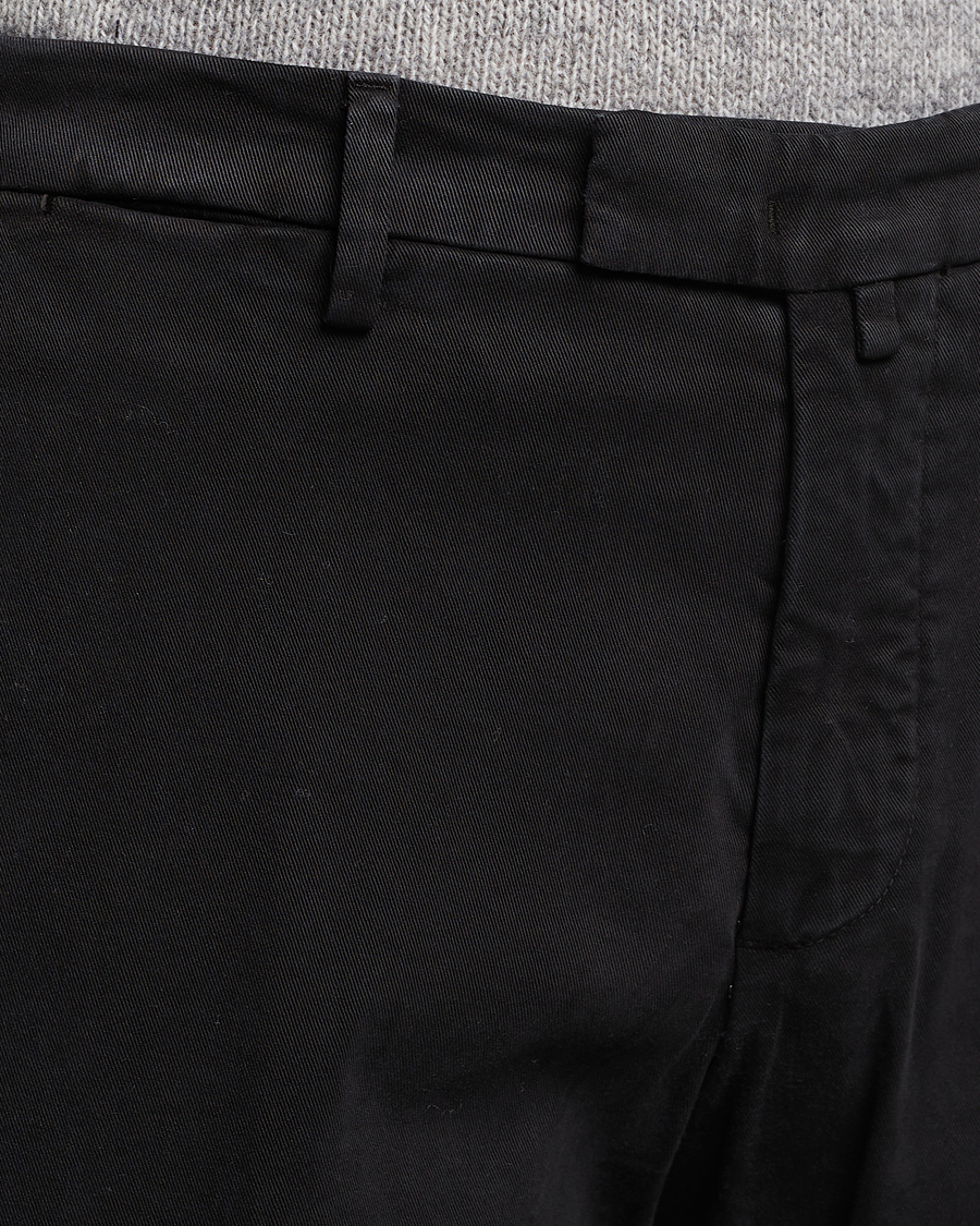 Homme | Pantalons | Briglia 1949 | Slim Fit Cotton Stretch Chino Black
