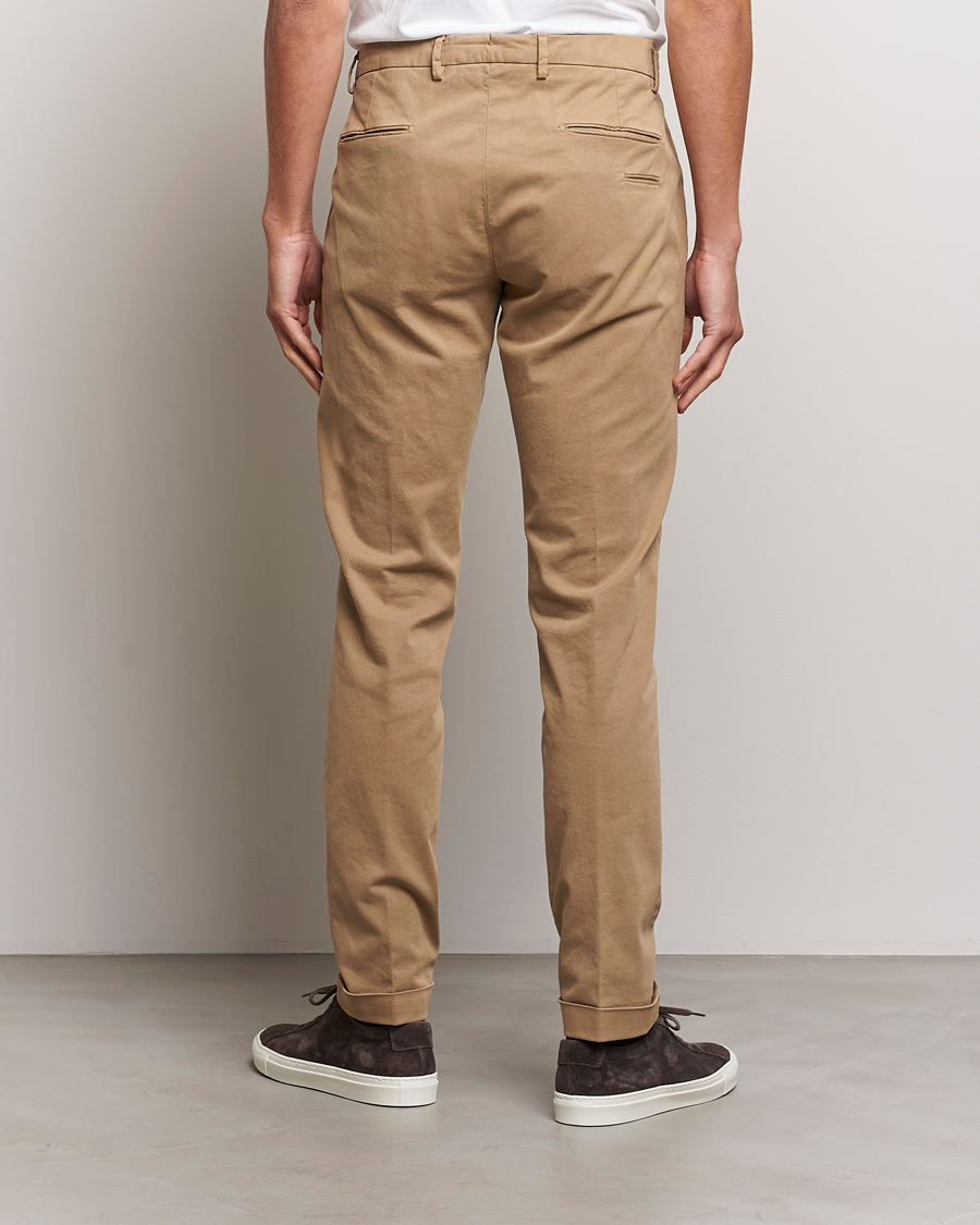 Homme | Pantalons | Briglia 1949 | Slim Fit Cotton Stretch Chino Beige