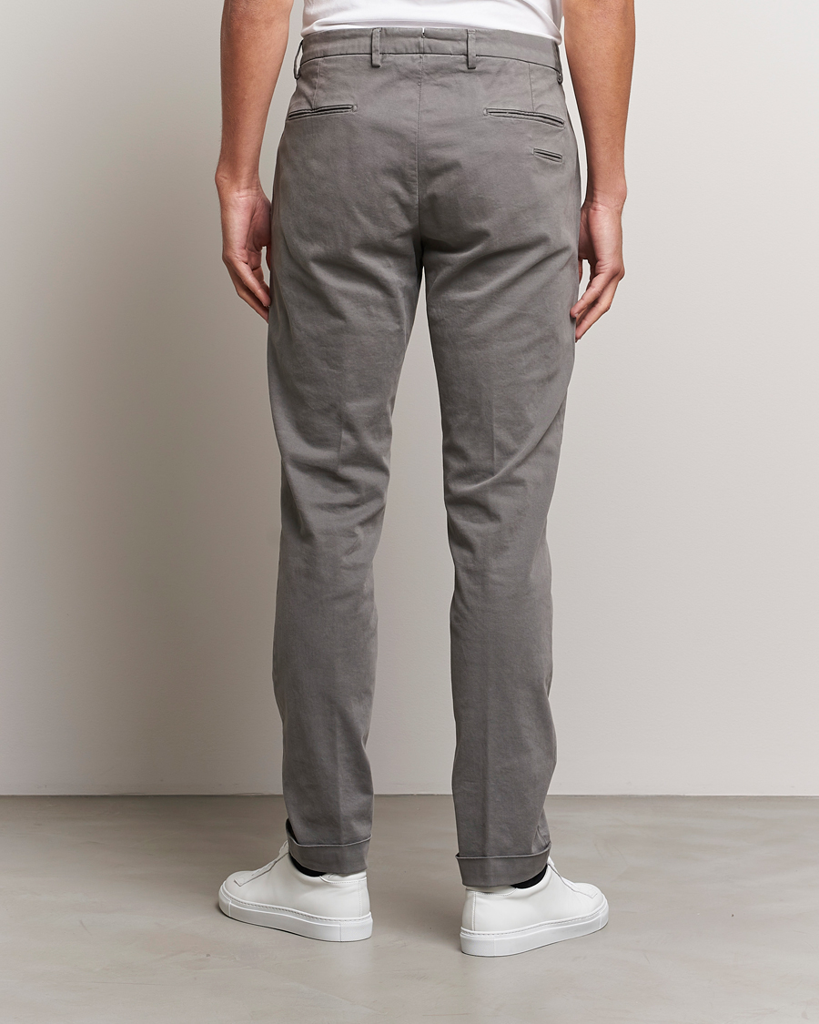 Homme | Pantalons | Briglia 1949 | Slim Fit Cotton Stretch Chino Grey