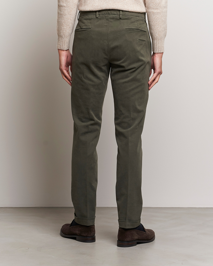 Homme | Pantalons | Briglia 1949 | Slim Fit Cotton Stretch Chino Military