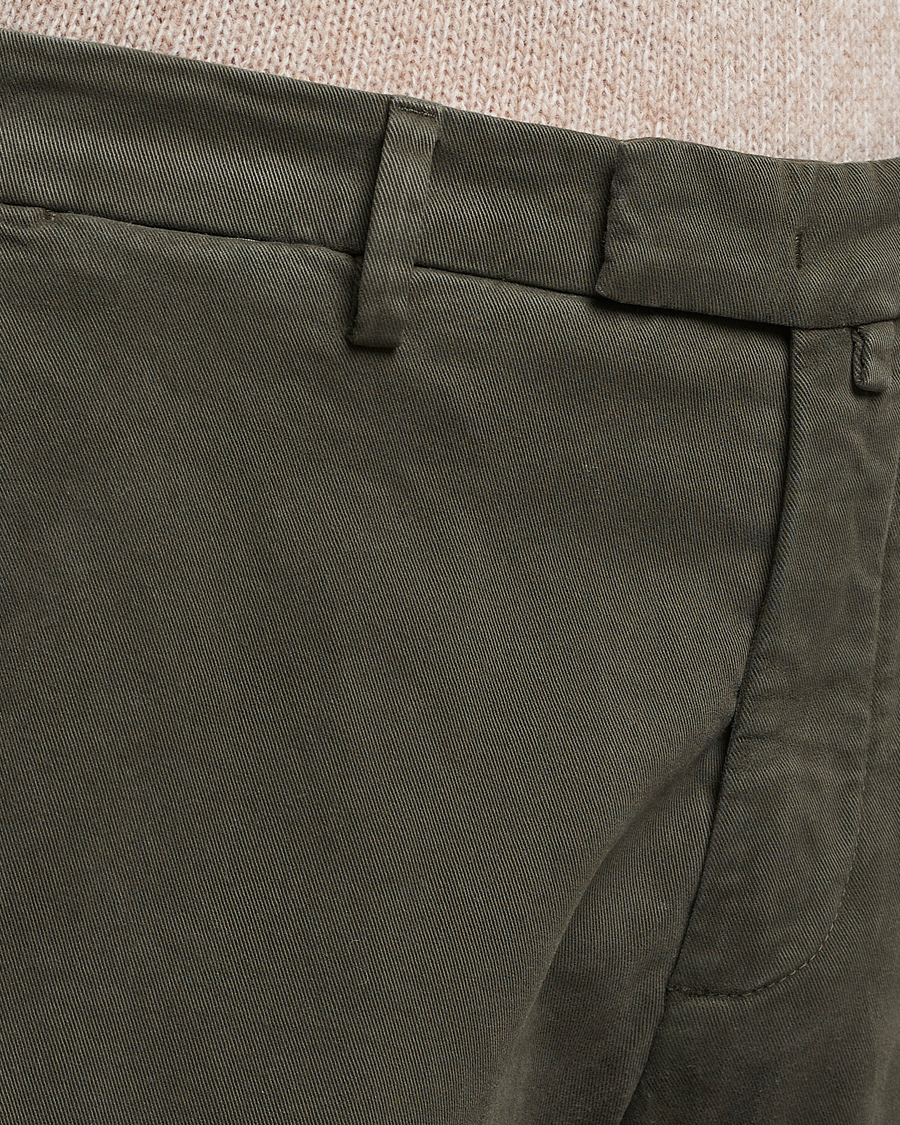 Homme | Pantalons | Briglia 1949 | Slim Fit Cotton Stretch Chino Military
