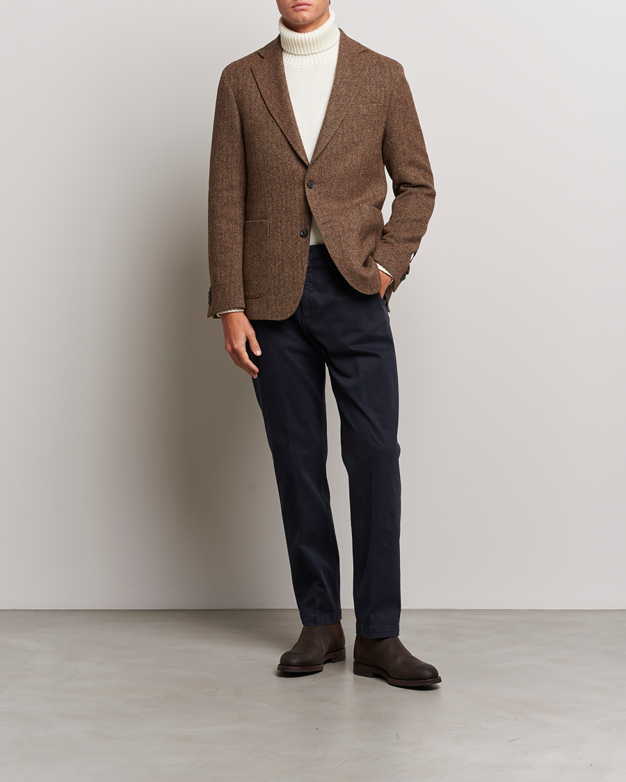 Homme | Pantalons | Briglia 1949 | Soho Tailored Easy Fit Chino Navy