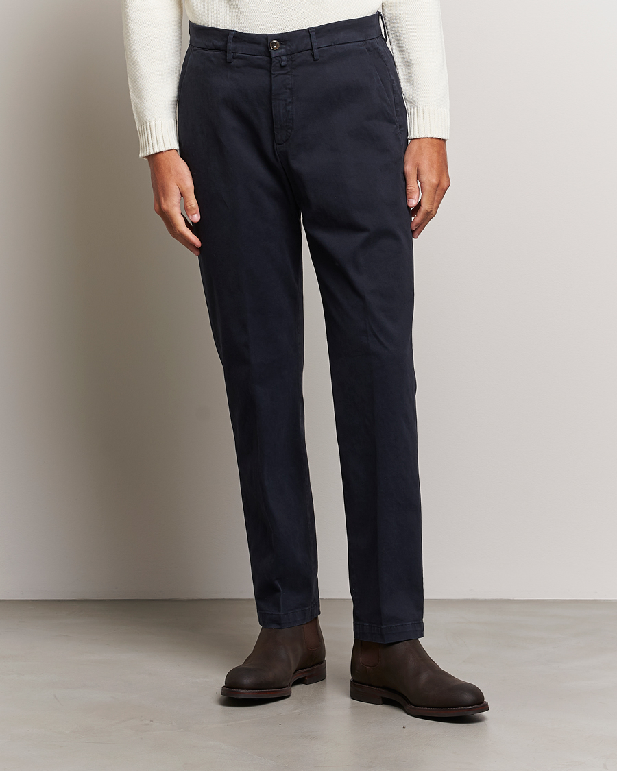 Homme | Pantalons | Briglia 1949 | Soho Tailored Easy Fit Chino Navy
